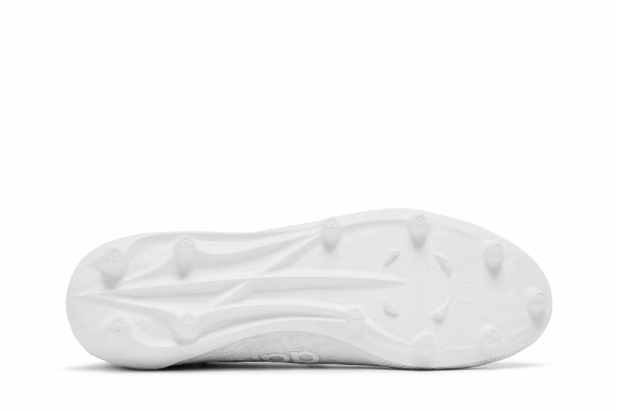 Adidas Adizero Primeknit SK Cleats White Clear Grey, view 5