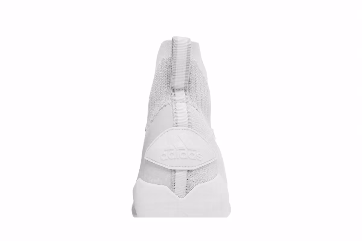 Adidas Adizero Primeknit SK Cleats White Clear Grey, view 8