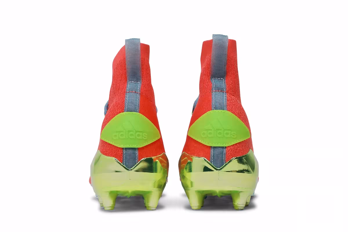 Adidas Adizero Primeknit Cleats Signal Coral Bright Cyan, view 7