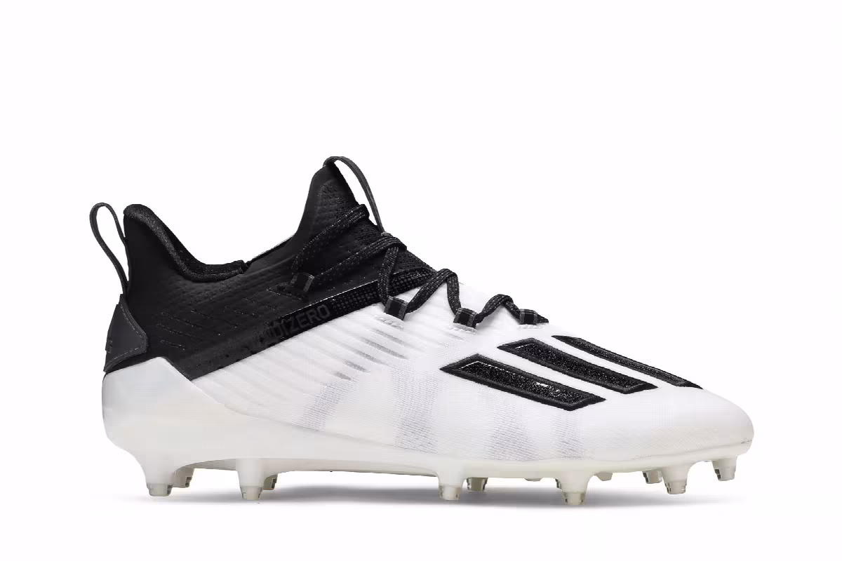 Adidas Adizero Cleat White Black, view 2