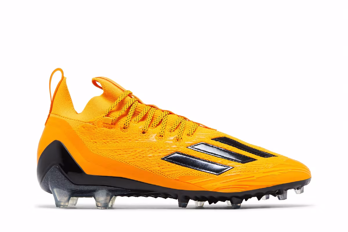 Adidas Adizero Primeknit Cleats Collegiate Gold, view 2