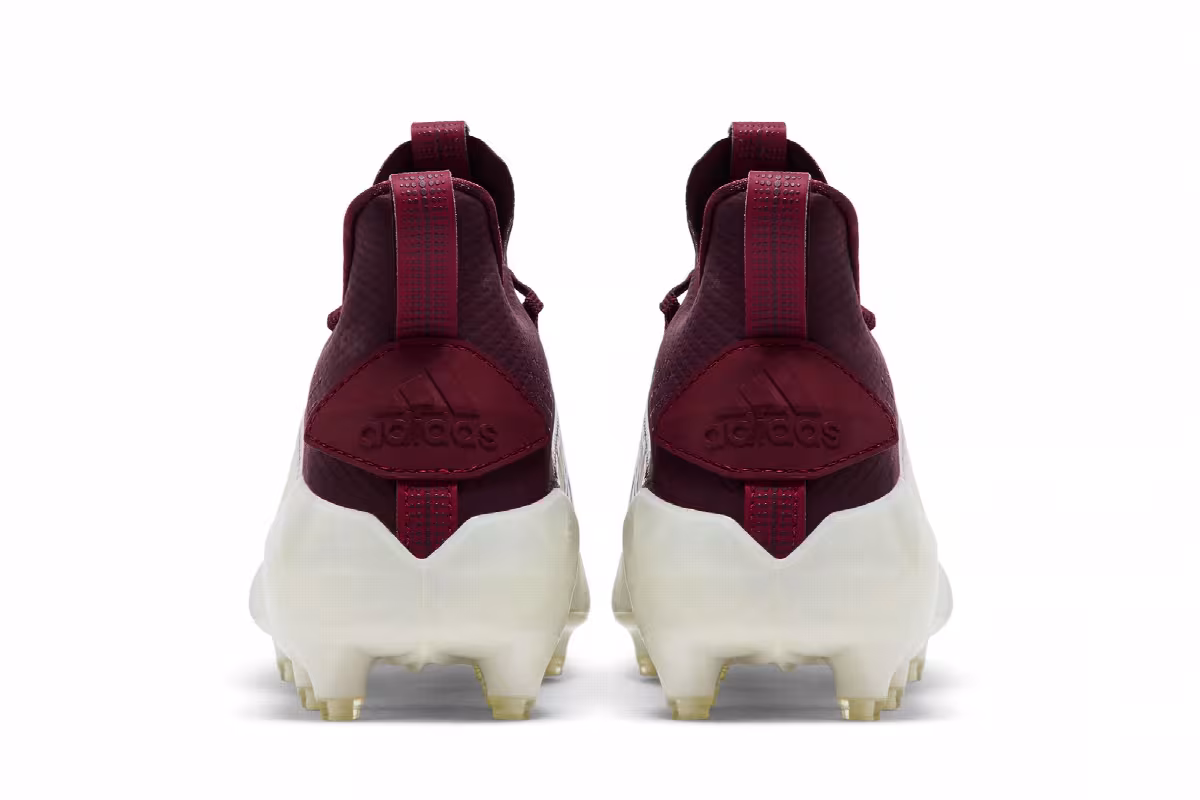 Adidas Adizero Cleat White Burgundy, view 7