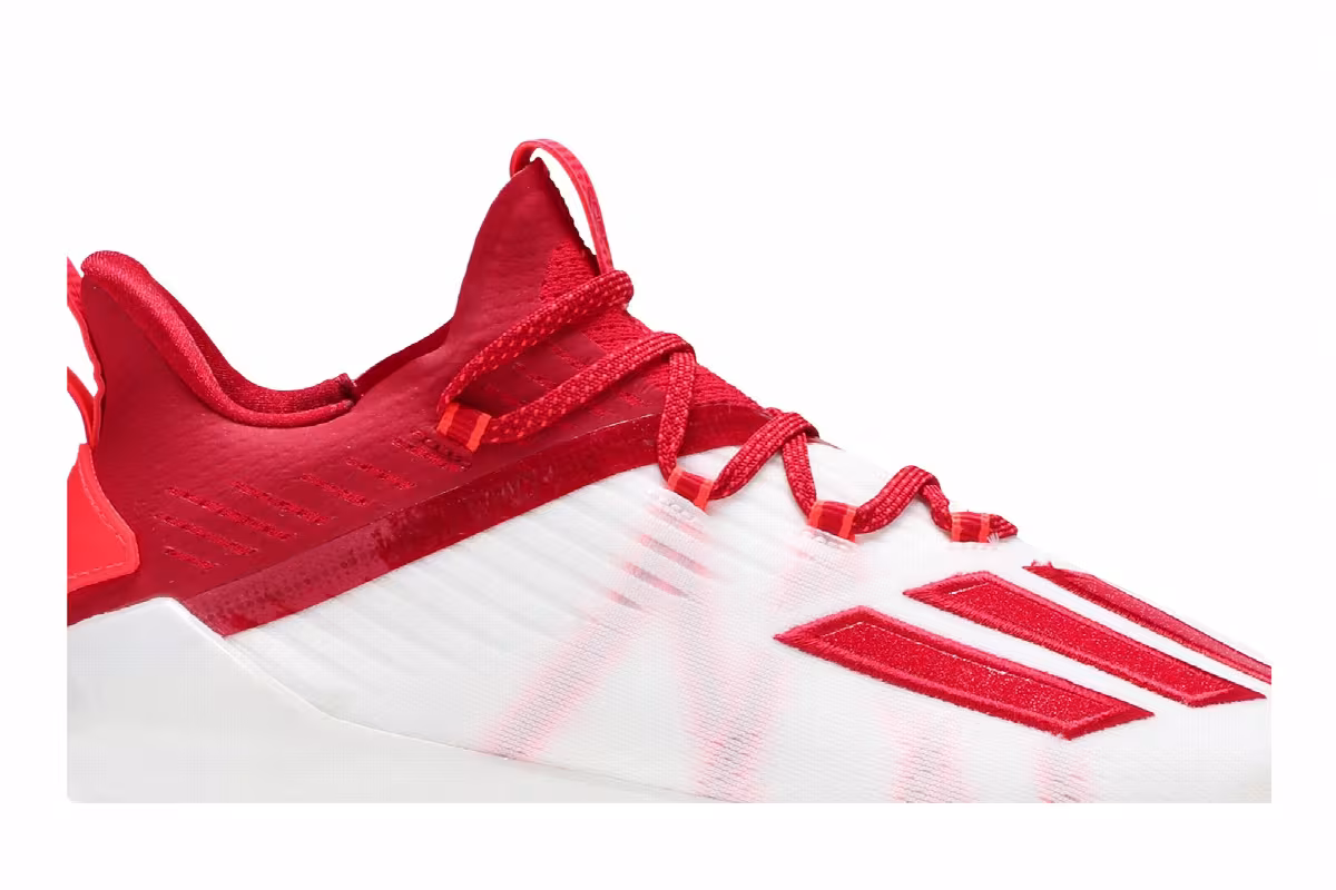 Adidas Adizero Cleat White Team Power Red, view 3