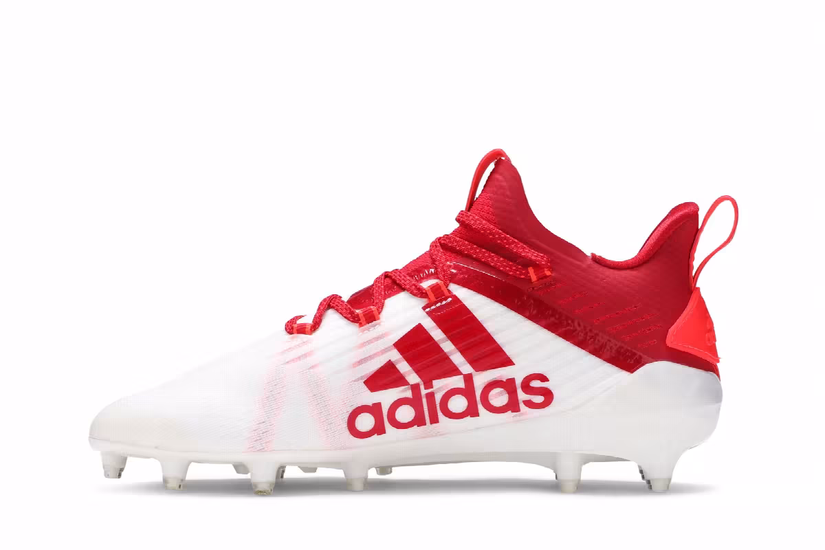 Adidas Adizero Cleat White Team Power Red, view 4