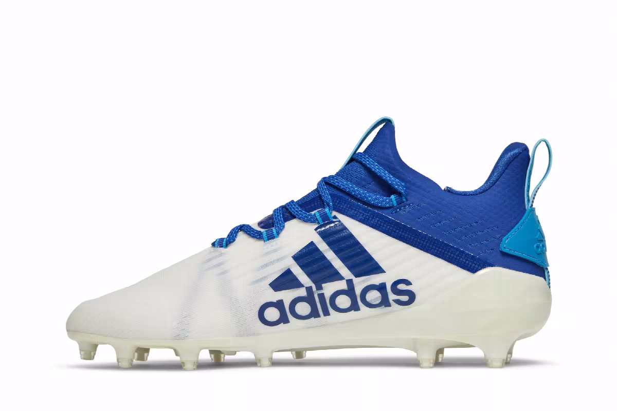 Adidas Adizero Cleat White Royal Blue, view 4
