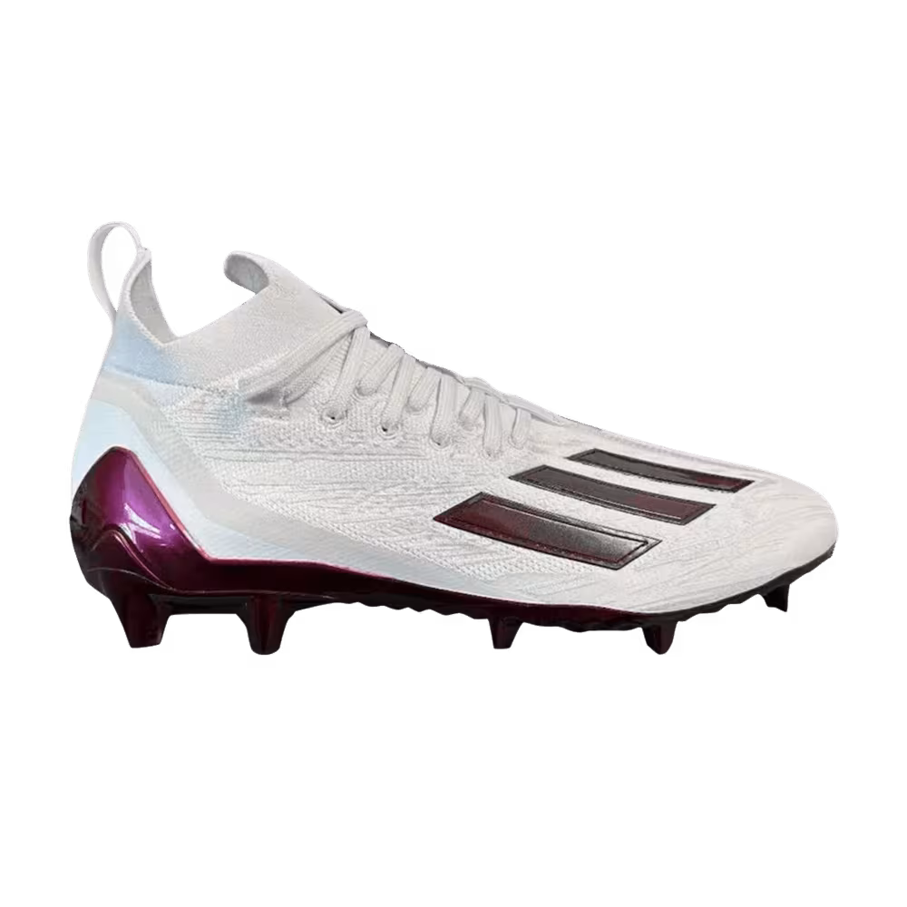 adidas Adizero Primeknit Cleats White Maroon