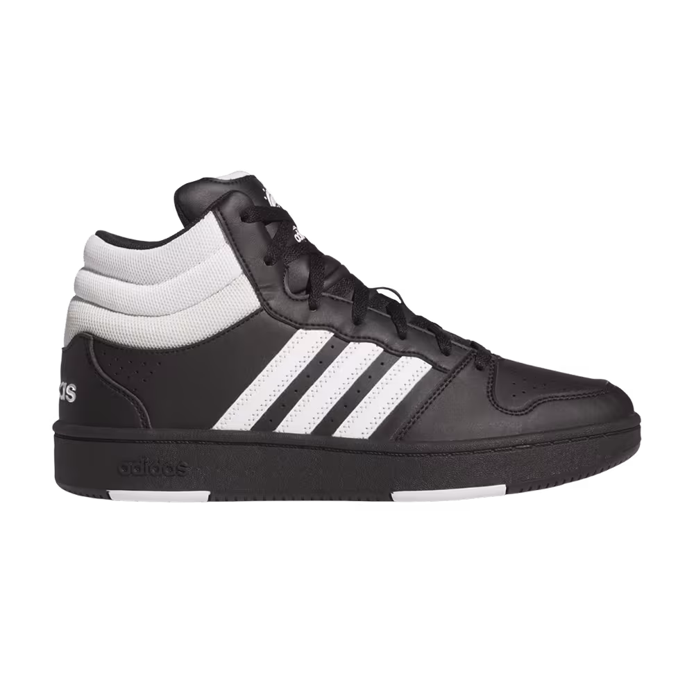 adidas Hoops Mid Core Black Cloud White Orbit Grey
