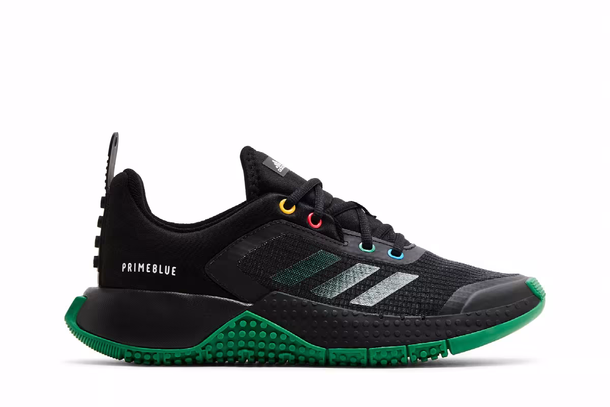 LEGO x adidas Sport J Black Green, view 2