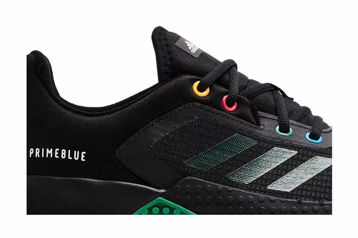 LEGO x adidas Sport J Black Green, view 3