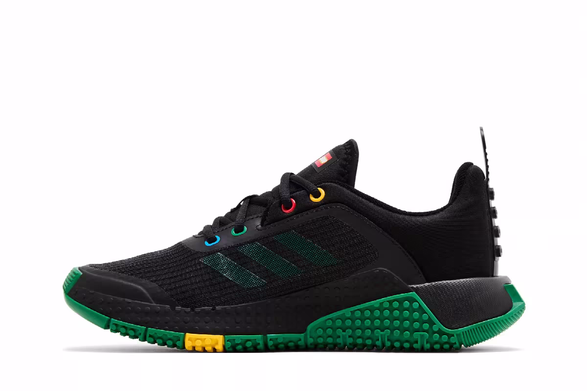 LEGO x adidas Sport J Black Green, view 4