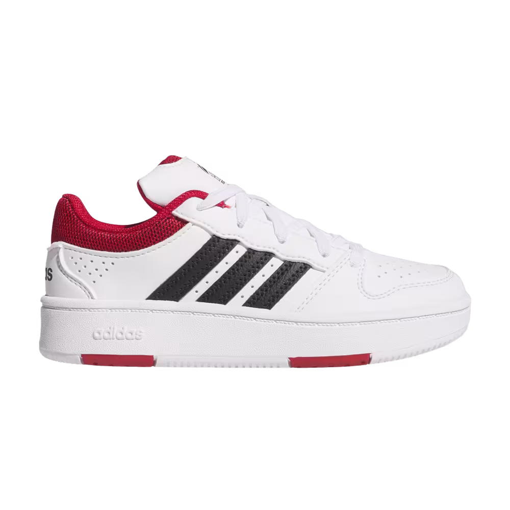 adidas Hoops Classic Little Kid Cloud White Team Victory Red