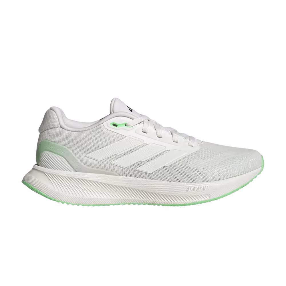 adidas Women's Runfalcon 5 Off White/Off White/Lime Burst