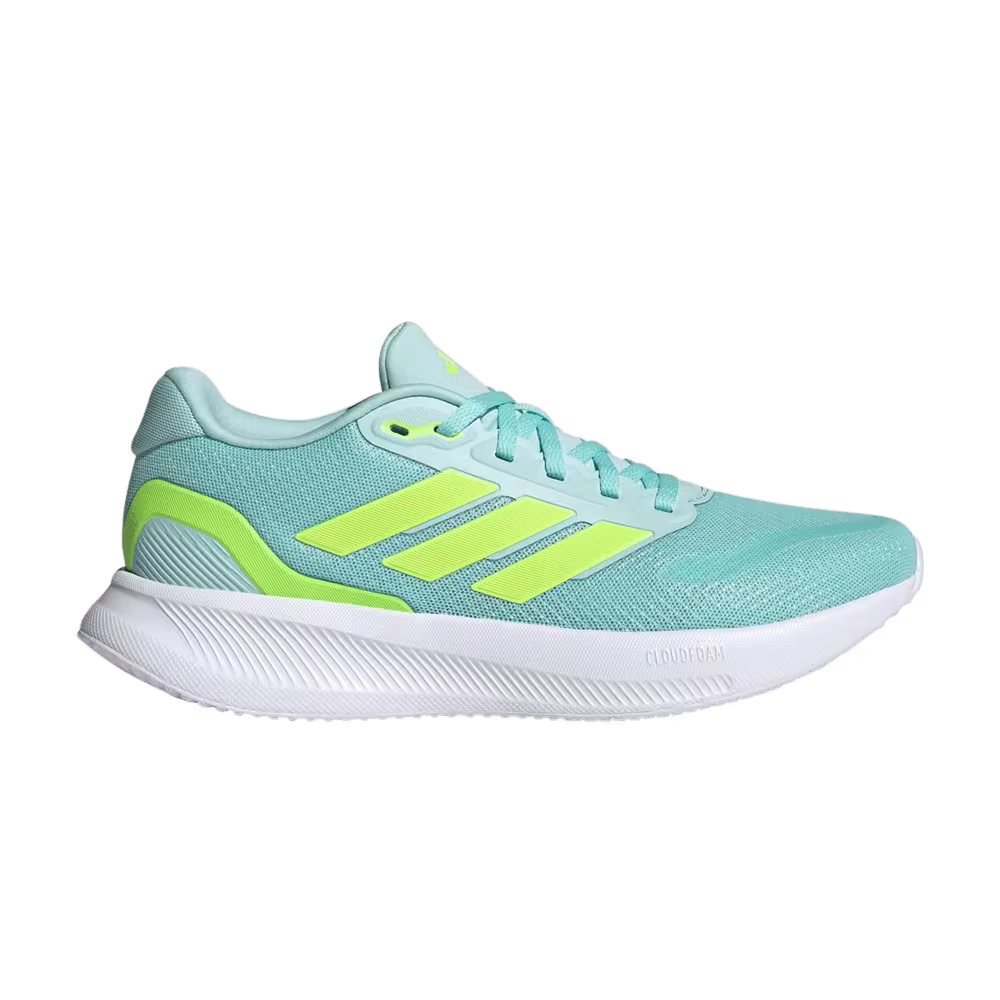 adidas Women's Runfalcon 5 Flash Aqua Lucid Lemon