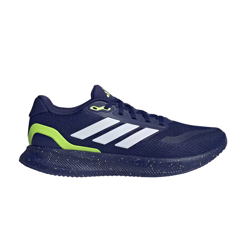 adidas Runfalcon 5 Dark Blue Cloud White Hi-Res Yellow