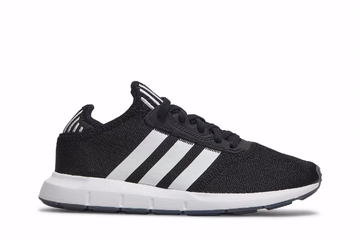 Adidas Women's Swift Run X Black White, view 2