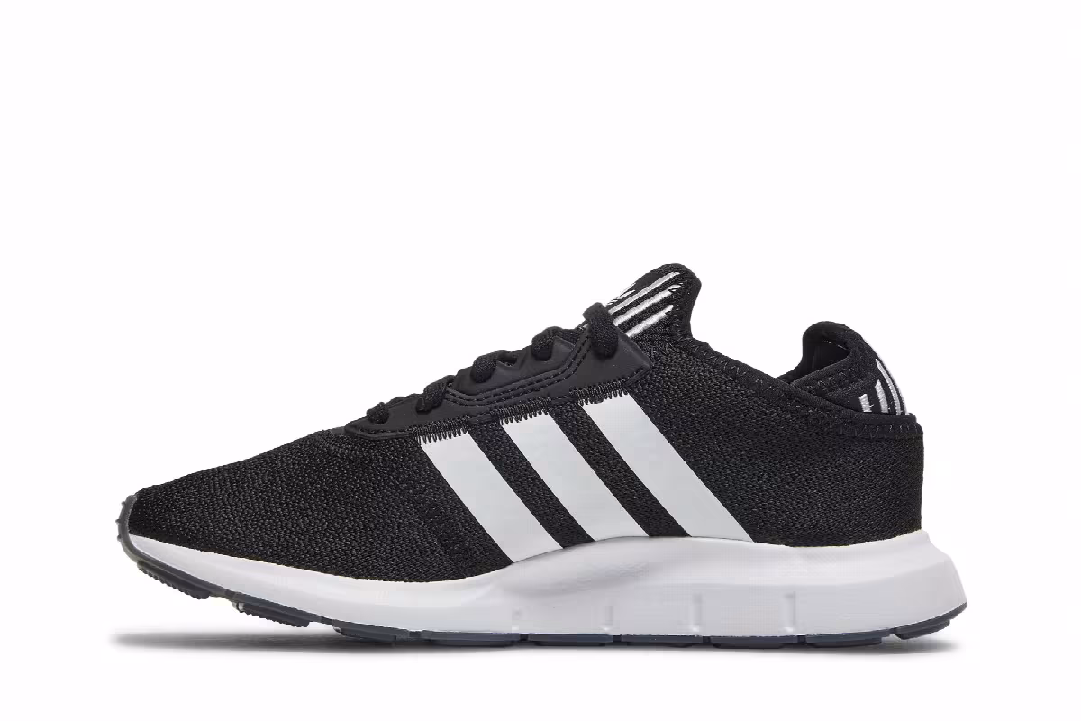 Adidas Women's Swift Run X Black White, view 4