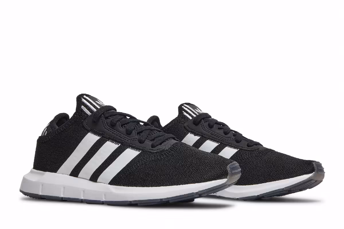 Adidas Women's Swift Run X Black White, view 9