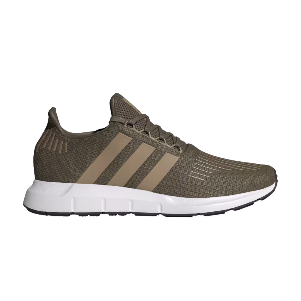 adidas Swift Run 1.0 Olive Strata Blanch Cargo Cloud White