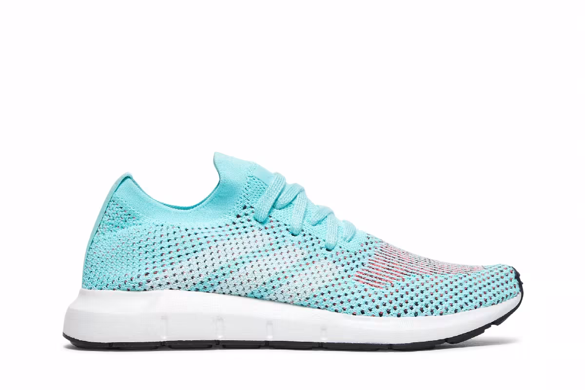Adidas Women's Swift Run Primeknit Aqua, view 2