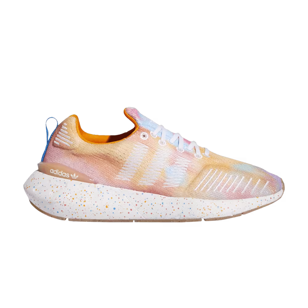 Adidas Women's Swift Run 22 G20 CM 201 Orange Rush Speckled