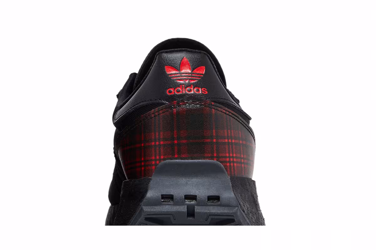 Adidas Retropy E5 Black Vivid Red Plaid, view 8