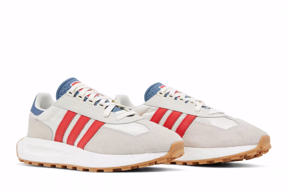 Adidas Retropy E5 Off White Vivid Red, view 9