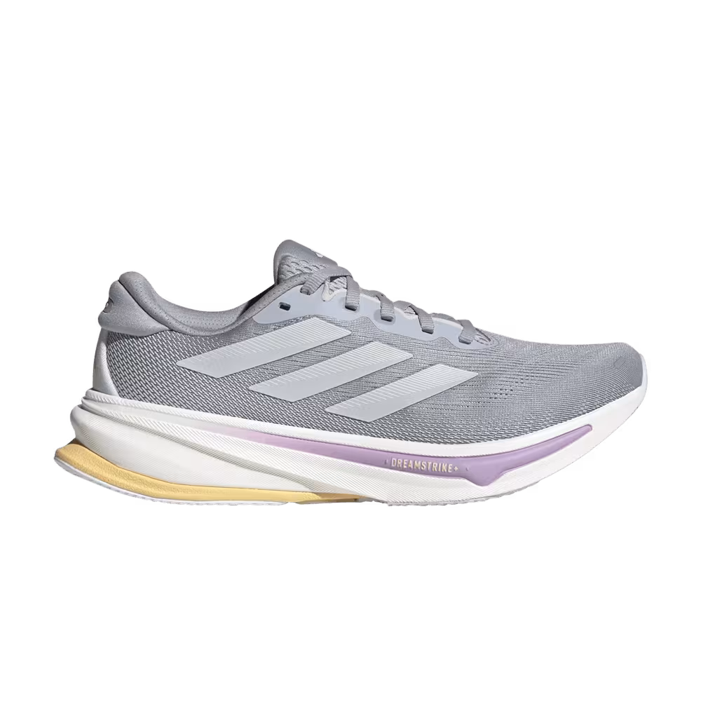 adidas Women's Supernova Rise 2 Halo Silver Dash Grey Powder Plum