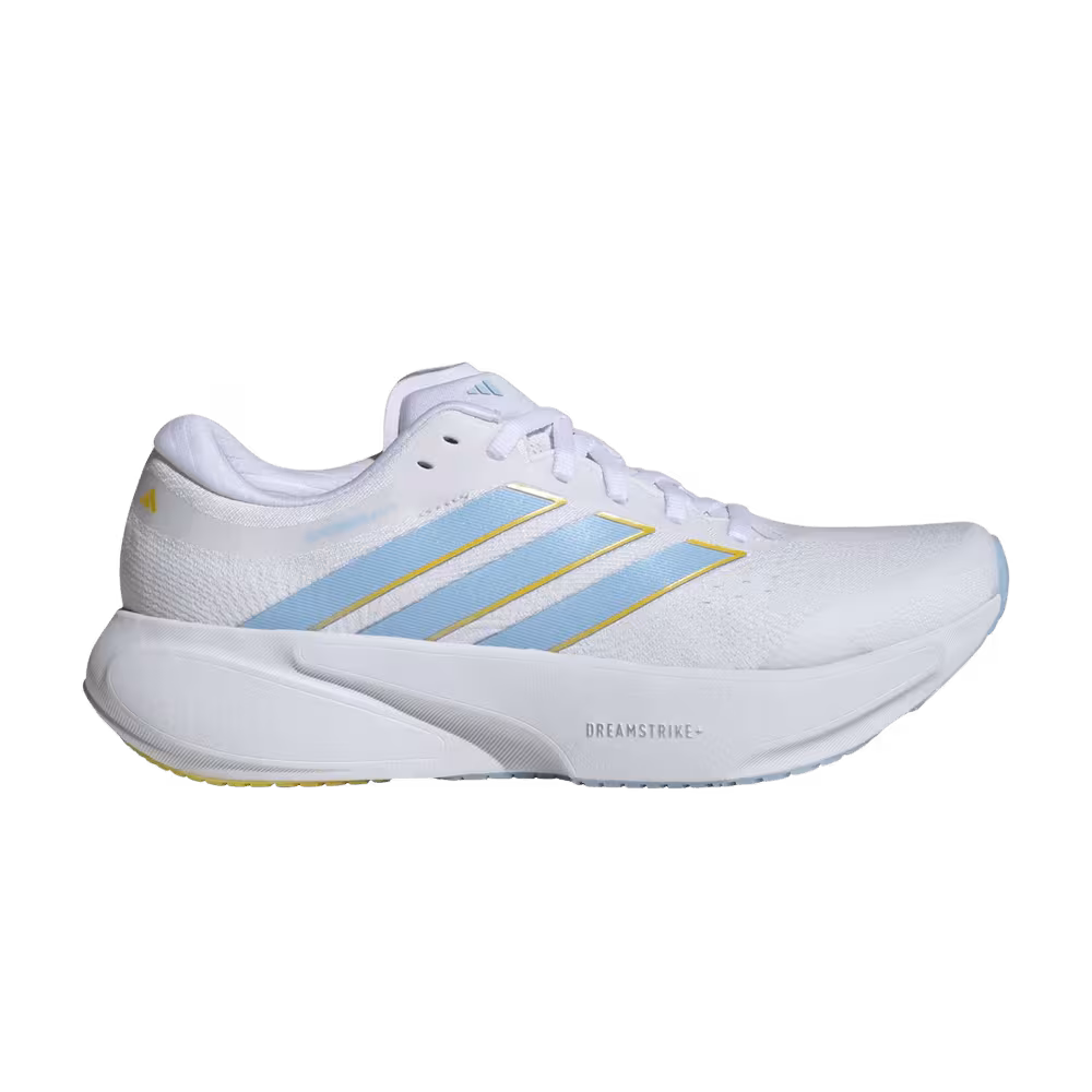 adidas Women's Supernova Rise 3 Cloud White Glow Blue Yellow