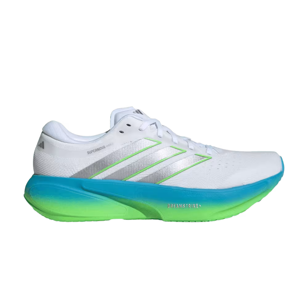 adidas Supernova Rise 3 Cloud White Silver Metallic Semi Blue Burst
