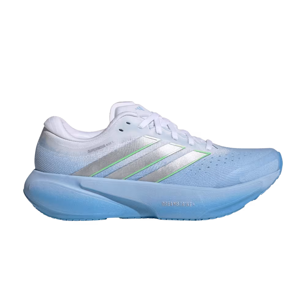 adidas Women's Supernova Rise 3 Glow Blue Silver Metallic