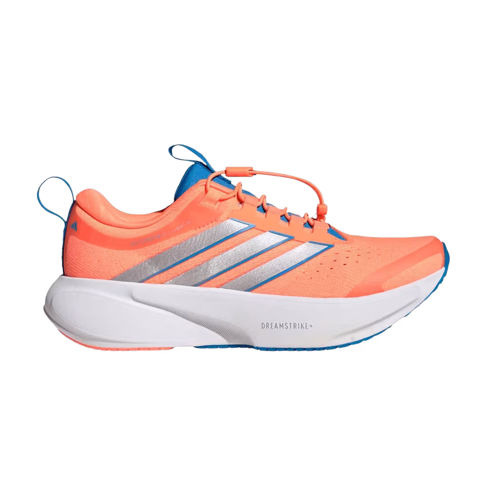 adidas Women's Supernova Rise 3 Adaptive Lucid Orange Silver Metallic Bright Blue