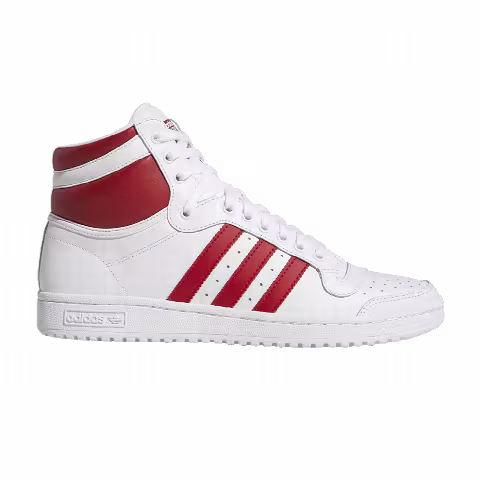 adidas Top Ten Hi 'White Scarlet'