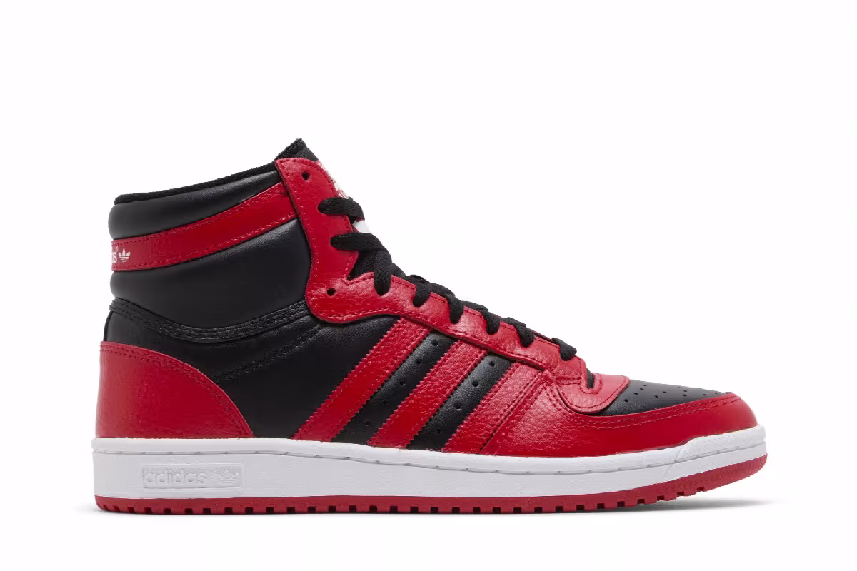 adidas Top Ten RB Vivid Red Black, view 2