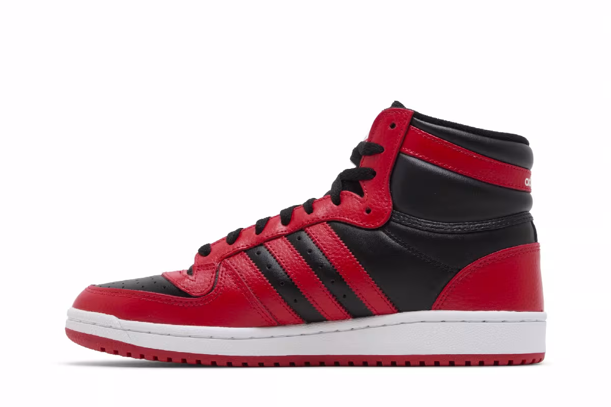 adidas Top Ten RB Vivid Red Black, view 4