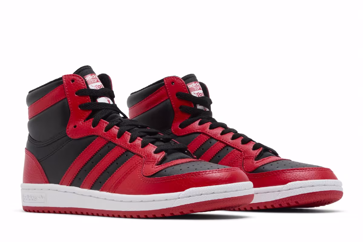 adidas Top Ten RB Vivid Red Black, view 9