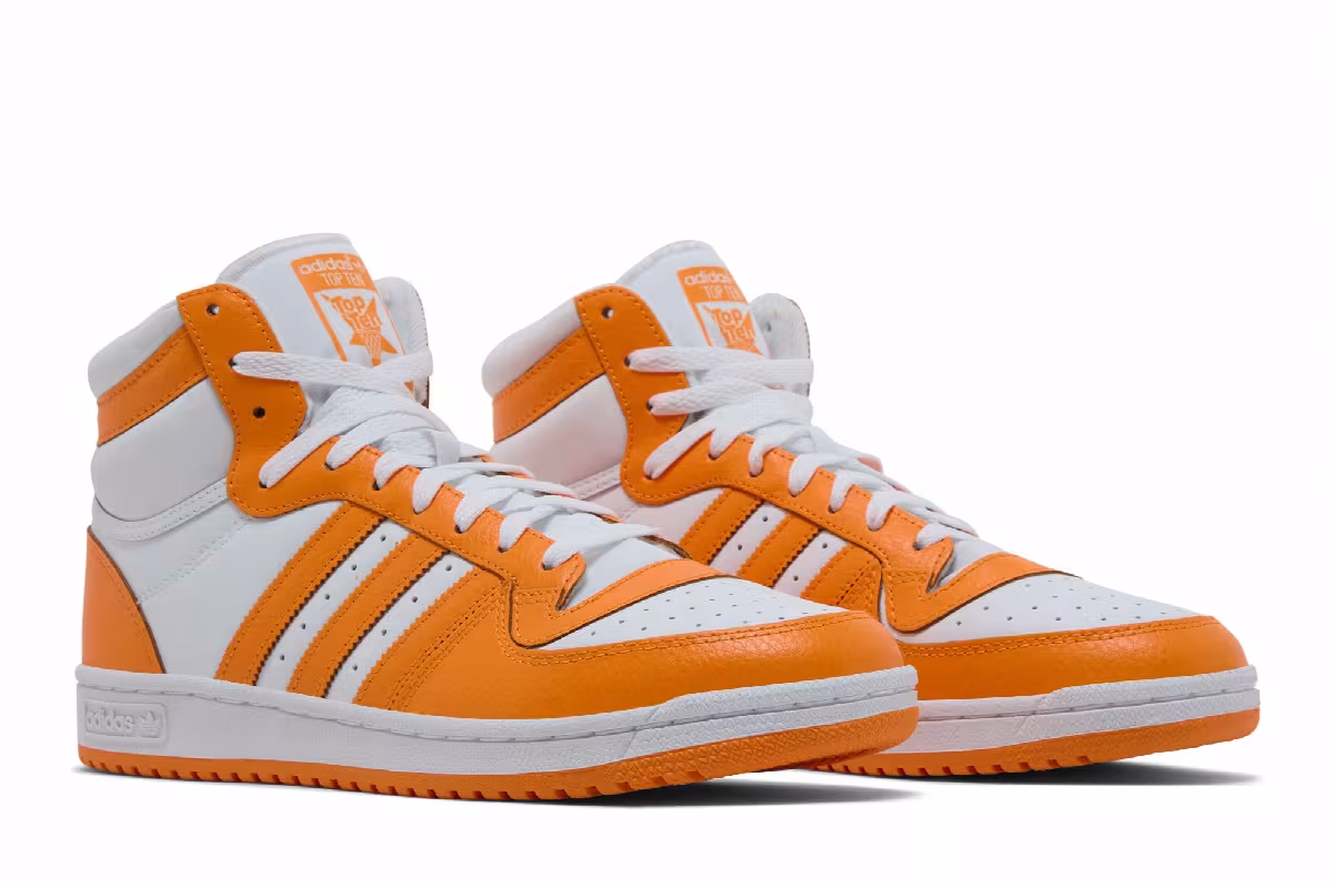 Adidas Top Ten RB White Orange, view 9