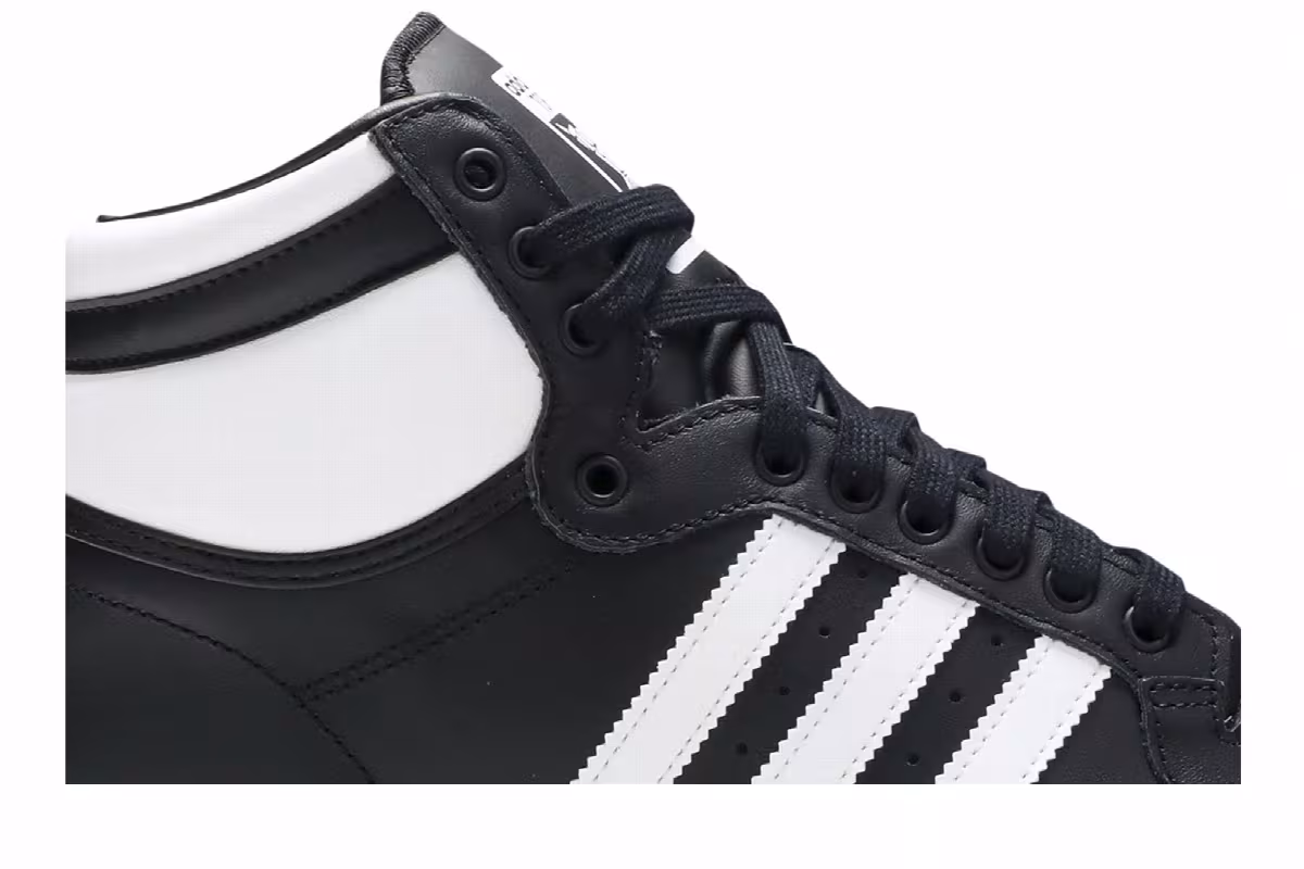 adidas Top Ten High Black White, view 3