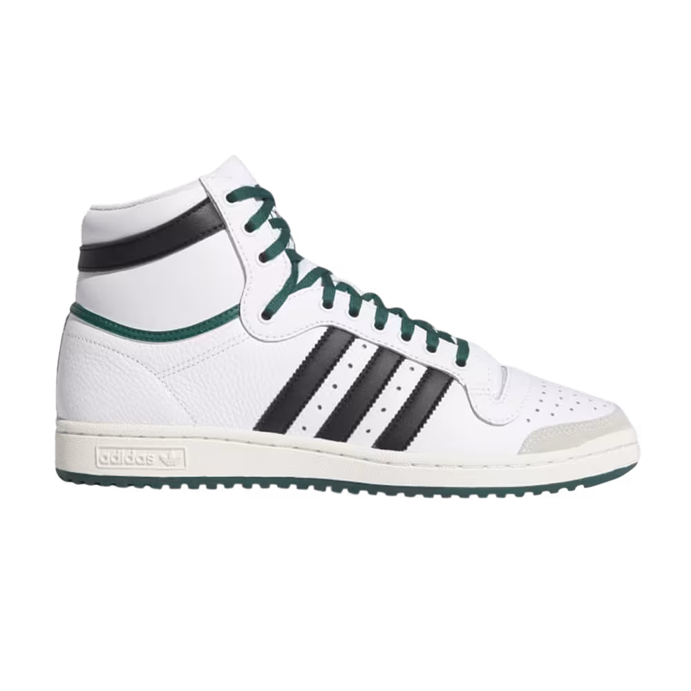 Adidas Top Ten High White Collegiate Green