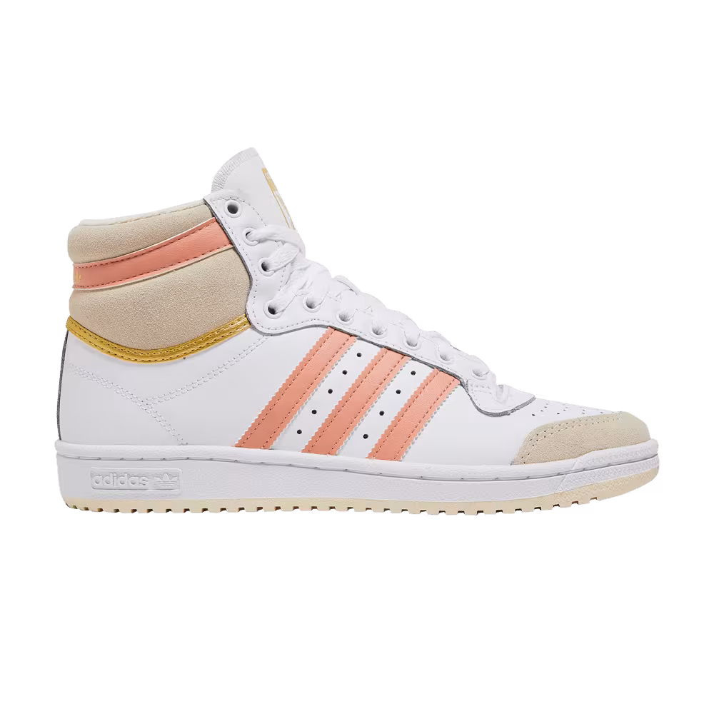 Adidas Women's Top Ten White Ambient Blush