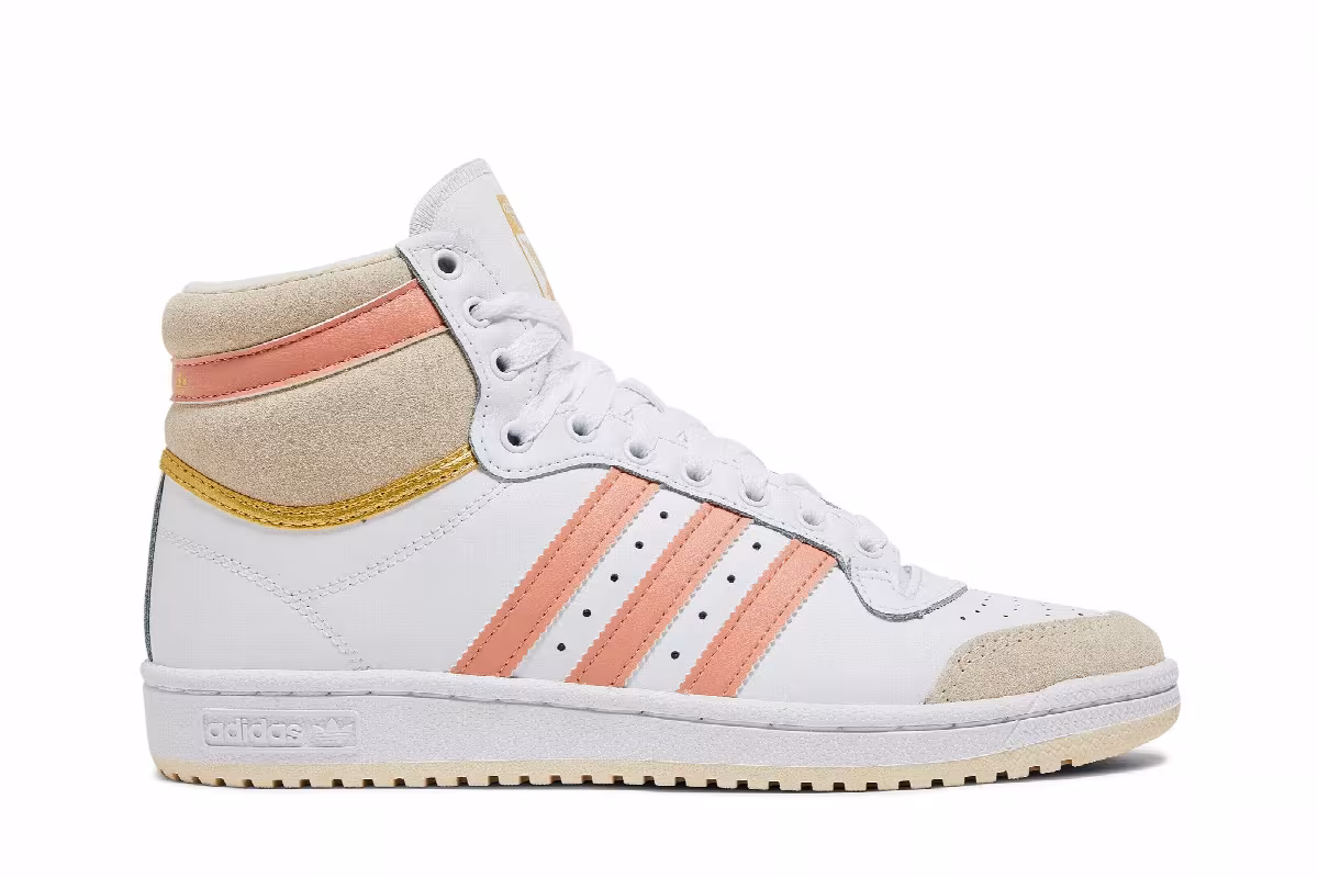 Adidas Women's Top Ten White Ambient Blush, view 2
