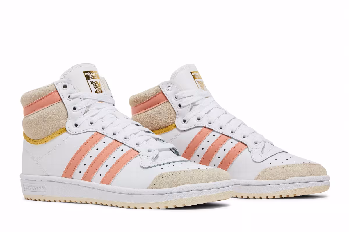 Adidas Women's Top Ten White Ambient Blush, view 9