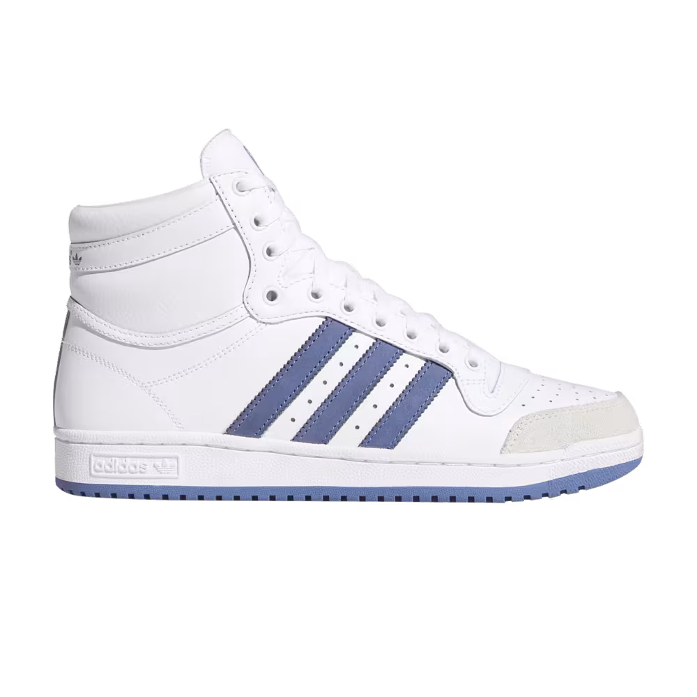 adidas Top Ten White Crew Blue
