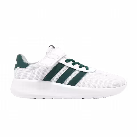 Adidas Lite Racer 3.0 Hook & Loop K 'White Collegiate Green'