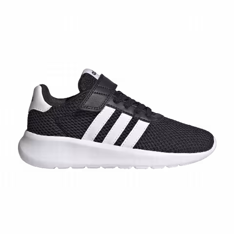 Adidas Lite Racer 3.0 Hook & Loop K 'Black White'