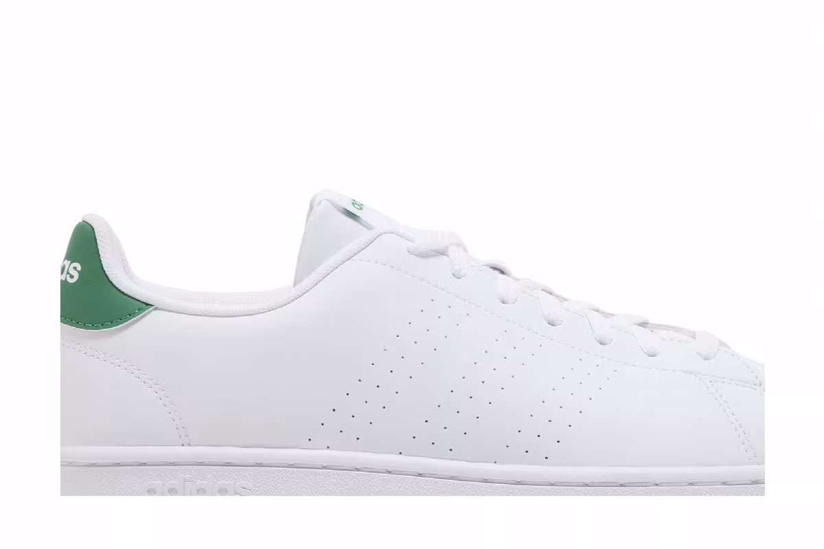 adidas Advantage White Green, view 3