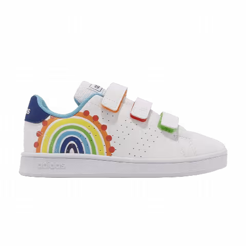 Adidas Advantage Court Hook & Loop J 'Rainbow'