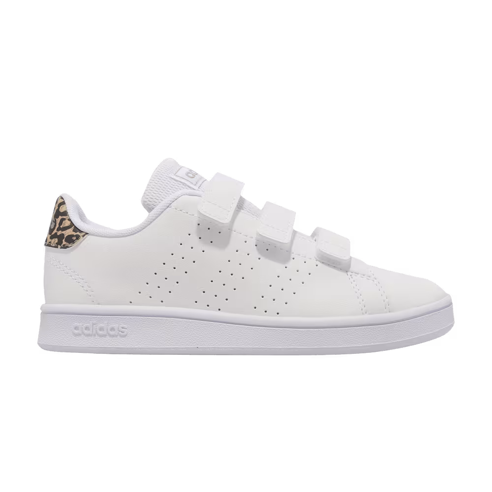 Adidas Advantage J White Leopard