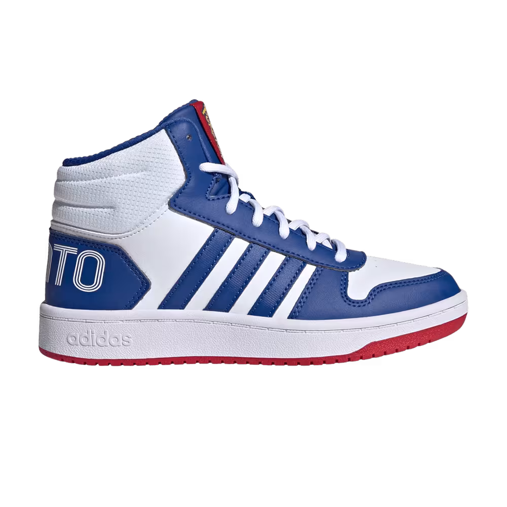 Pokemon x adidas Hoops 2.0 Mid J Kanto