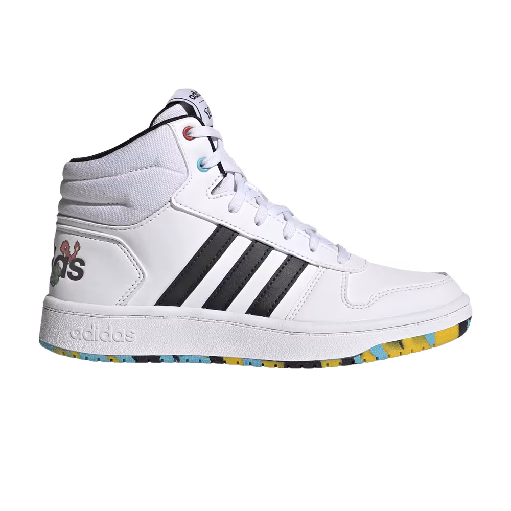 Pokemon x adidas Hoops Mid 2.0 J Cloud White