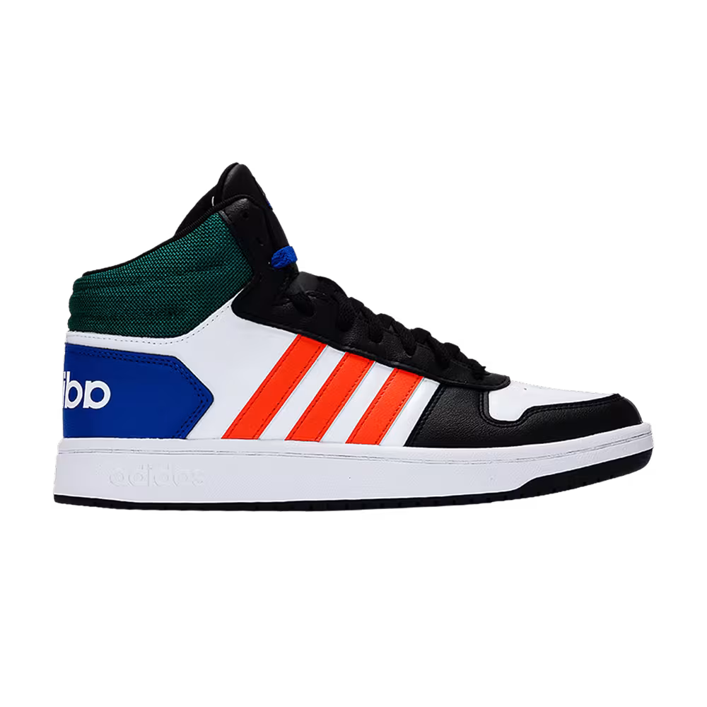 Adidas Hoops 2.0 Mid White Multi-Color